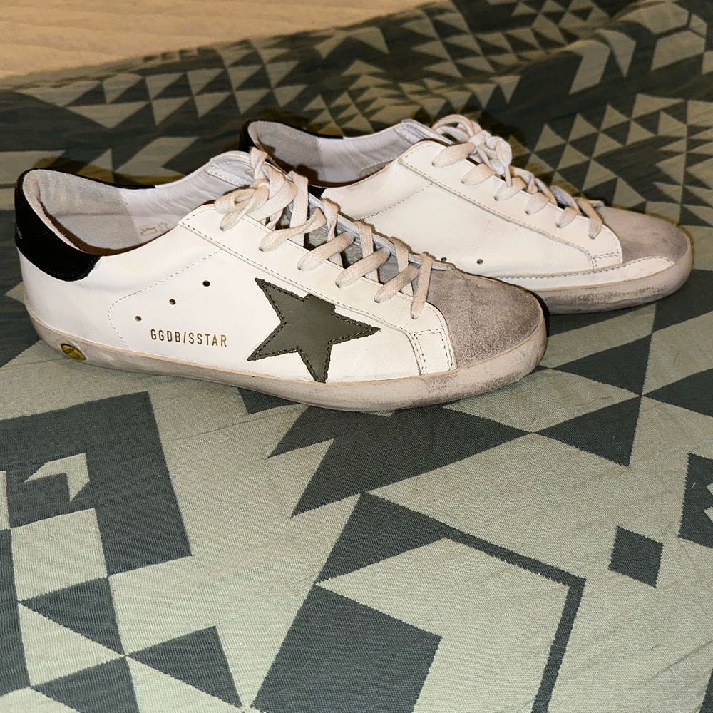 Golden Goose Super Star Pelle Millitary Leather